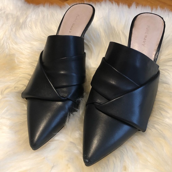 Pure Navy heels sz 10 - Picture 2 of 8